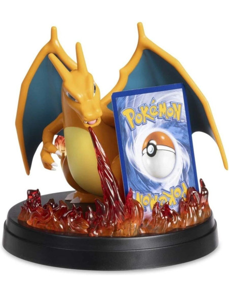 Figura Charizard Ex. Con Expositor De Carta.  - Figura de Charizard Super Premium Collection: No incluye caja original solo la f