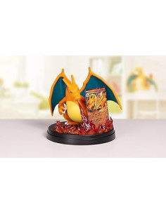 Figura Charizard Ex. Con Expositor De Carta.  - 