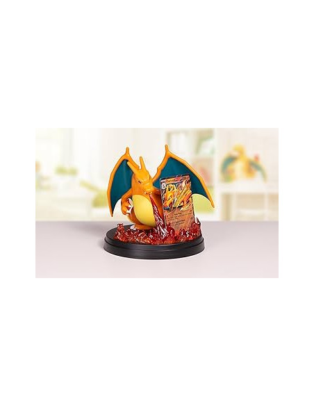 Figura Charizard Ex. Con Expositor De Carta.  - Figura de Charizard Super Premium Collection: No incluye caja original solo la f