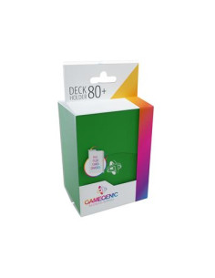 Deck Holder 80+ Green/Verde. Gamegenic  - Deck Holder 80+ Green/Verde. Gamegenic