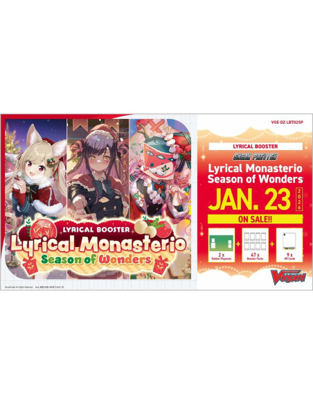 PREORDER Lyrical Monasterio Season of Wonders DZ-LBT02: Sneak Preview Kit  - This item is a PREORDER. It will be shipped on the 