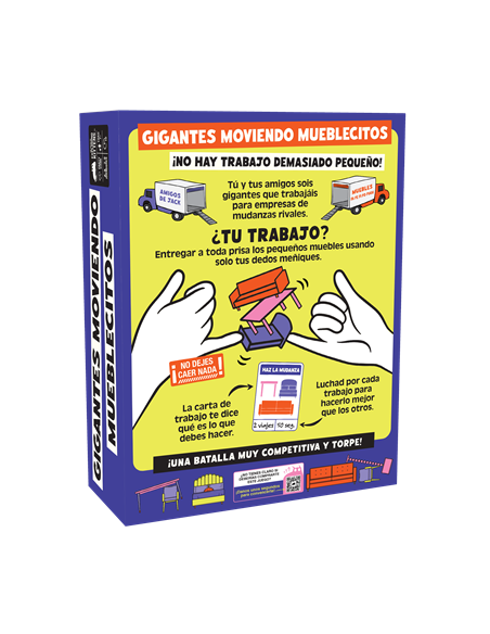 Gigantes Moviendo Mueblecitos. Un Juego de Exploding Kittens  - 
¡NO HAY TRABAJO DEMASIADO PEQUEÑO!

Tú y tus amigos sois gigant