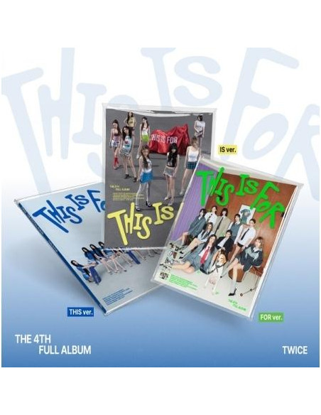 copy of TWICE - Ready to Be (12th Mini Album) * Regalo paquete de tarjetas extra  - 
Versiones: Ready (blanco con letras rosa), 