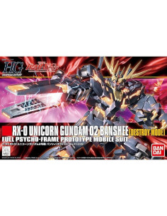 HGUC BANSHEE DESTROY MODE 1/144  - Gundam - HGUC - 134 - RX-0 Unicorn Gundam 02 Banshee (Destroy Mode) 1/144

Este producto es u