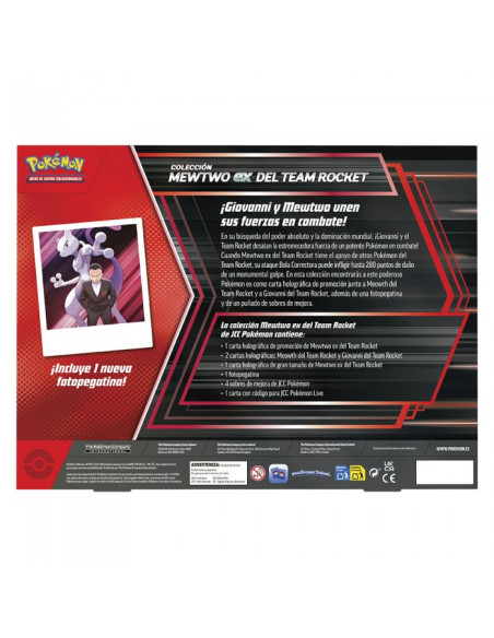 Colección Mewtwo Ex del Team Rocket (Español). Rivales Predestinados.  - La colección Mewtwo ex del Team Rocket de JCC Pokémon c
