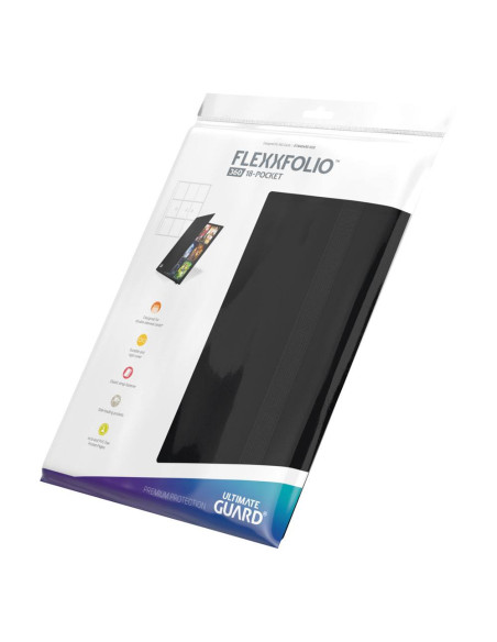 Ultimate Guard Binder. FlexxFolio 360 - 18 Pockets Black  - Ultimate Guard FlexxFolio 360 - 18 Pockets Black