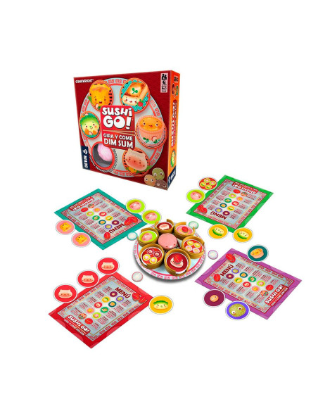 Sushi Go! Gira y Come Dim Sum  - Sushi Go Dim Sum es un juego de mesa que te ofrece una deliciosa vuelta de tuerca al clásico ju