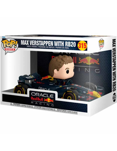 Funko Pop Rides Max Verstappen With RB20. Oracle Red Bull Racing  - Funko Pop Rides Max Verstappen With RB20. Oracle Red Bull Ra