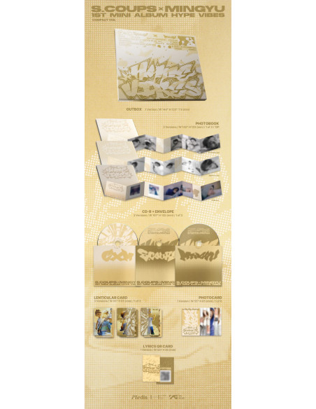 copy of SEVENTEEN - JEONGHAN X WONWOO - This Man (1st Album)  (Weverse ver.)  - Contenido: 
 - Sobre para guardar tarjetas
- QR 