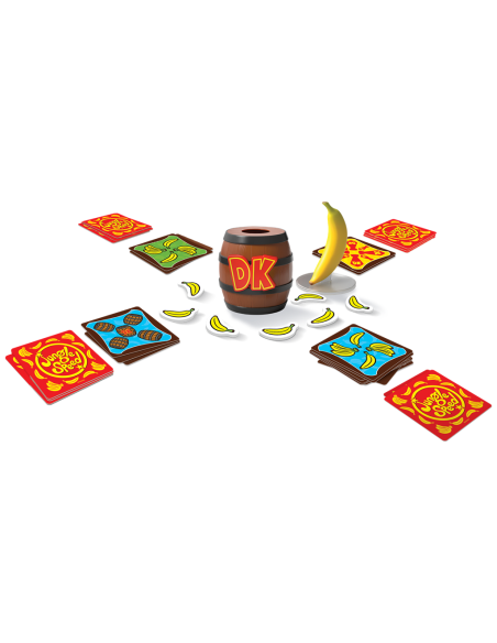 Jungle Speed Donkey Kong  - ¿QUIÉN SERÁ MÁS RÁPIDO CON LOS PLÁTANOS?

EN ESTE JUEGO DE OBSERVACIÓN Y RAPIDEZ, EN CUANTO DETECTES
