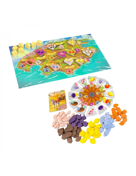 Finca  - The classic Finca returns, now with new illustrations, streamlined rules, two mini-expansions included, and the possibi