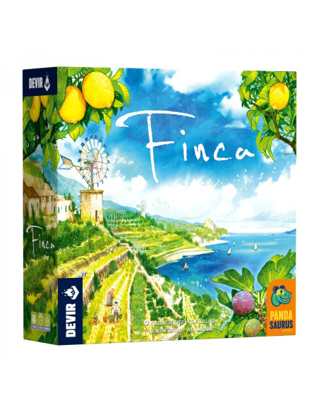 Finca  - The classic Finca returns, now with new illustrations, streamlined rules, two mini-expansions included, and the possibi
