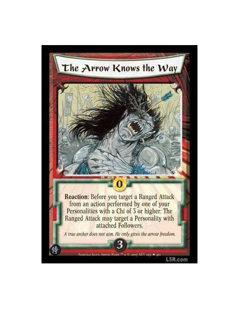 copy of The Arrow Knows the Way  - Reaction : Before you target a Ranged Attack from an action performed by one of your Personal