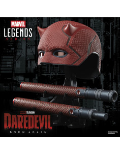 PREORDER Daredevil – Premium Mask and Billy Club. 1:1 Replica. Daredevil: Born Again. Marvel Legends Series  - This item is a PR
