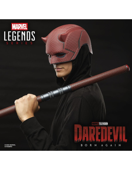 RESERVA Daredevil - Máscara y Bastón Premium. Replica 1:1. Daredevil: Born Again. Marvel Legends Series  - Este producto es una 
