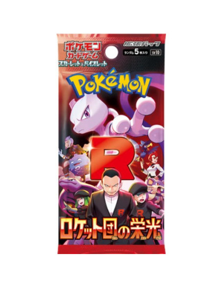 Escarlata y Púrpura 10 Glory of the Team Rocket (Rivales Predestinados): Sobre (5 cartas) Japonés  - Escarlata y Púrpura 10 Riva