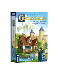 Carcassonne Expansión 1: Posadas y Catedrales  - La primera y quizás la más conocida de las expansiones de Carcassonne. Incluye 