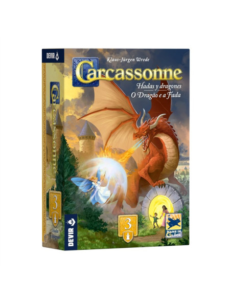 Carcassonne Expansión 3: Hadas y Dragones  - 