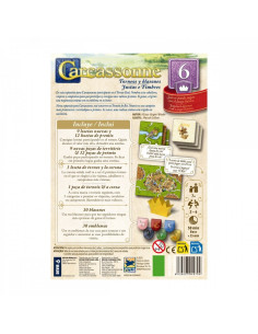 Carcassonne Expansión 6: Torneos y Blasones  - ¡Esta expansión se publica por primera vez en español! Torneos y blasones añade l 2