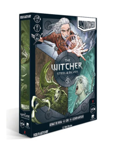 Unmatched Steel & Silver (Spanish)  - Unmatched The Witcher: Steel &amp; Silver En Español Juego de mesa  - Tcg Factory. Héroes 