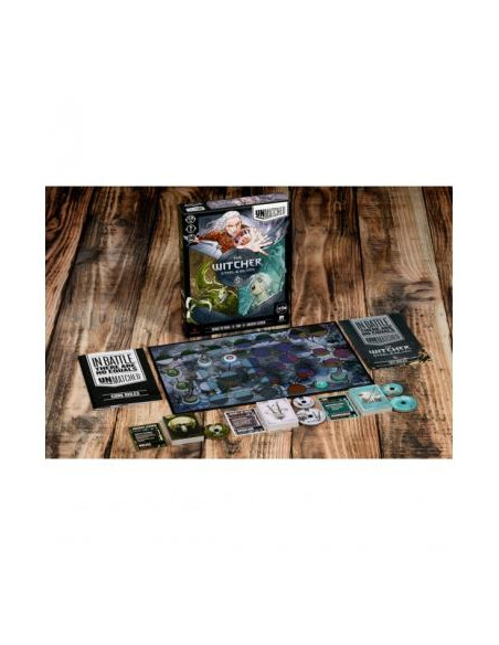 Unmatched The Witcher: Steel & Silver  (Español)  - Unmatched The Witcher: Steel &amp; Silver En Español Juego de mesa  - Tcg Fa