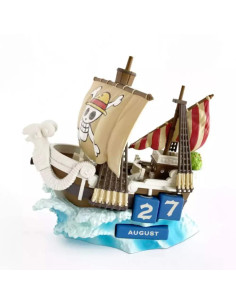 Calendario Perpetuo 3D. Going Merry. One Piece Netflix  - Calendario Perpetuo 3D. Going Merry. One Piece Netflix