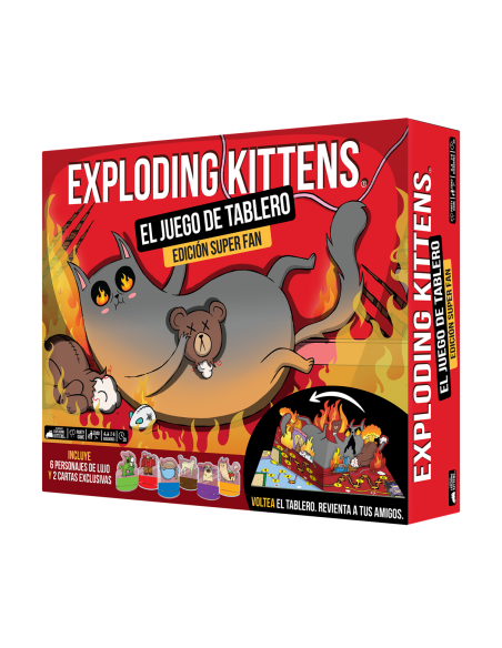 Exploding Kittens Super Fan Editión. The Board Game (Spanish)  - 