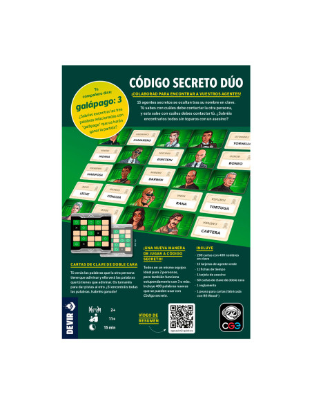 copy of Código Secreto Duo  - ¡Ahora para 2 jugadores!

