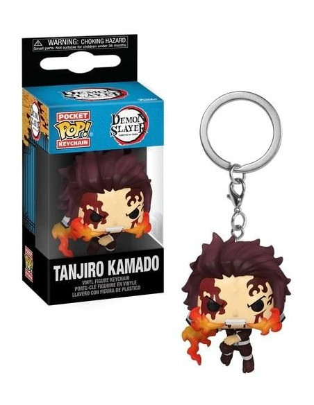 Llavero Funko Pop Tanjiro Kamado. Demon Slayer  - Llavero Funko Pop Tanjiro Kamado. Demon Slayer