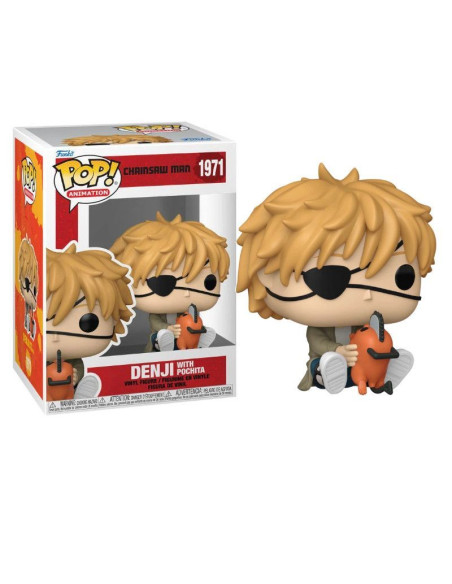 Funko Pop Denji With Pochita. Chainsaw Man  - 