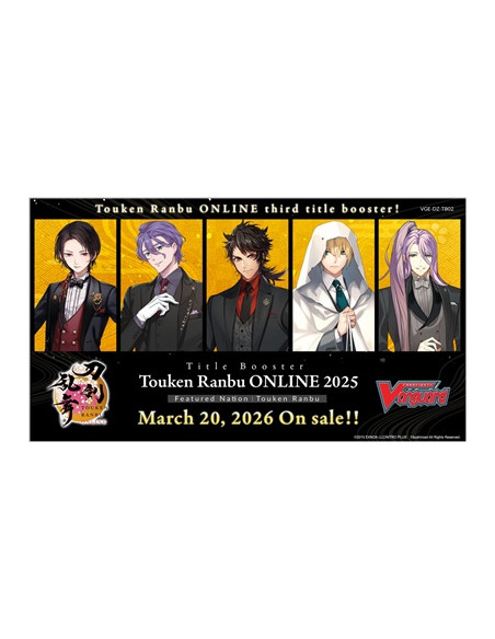 RESERVA Touken Ranbu ONLINE 2025 DZ-TB02: Caja de Sobres (12)  - Este producto es una RESERVA, y se servirá en la fecha de salid