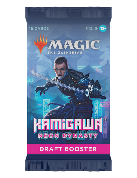 Kamigawa Neon Dynasty: Draft Booster Pack (15 cards) English  - Kamigawa Neon Dynasty: Booster Pack (15 cards) English