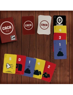 Caca. El juego  - Caca: el Juego es un juego de cartas en el que todos tenéis ganas…pero sólo hay un baño. Juega tus cartas trat 2