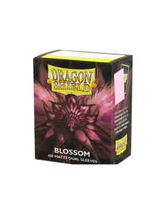 Fundas Dragon Shield Tamaño Standard (63x88mm) - Blossom Dual Mate (100)  - Fundas compatibles con Magic The Gathering, Pokémon  2