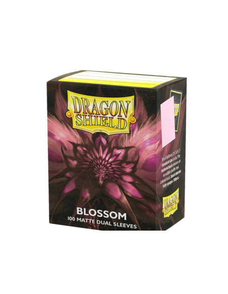 Fundas Dragon Shield Tamaño Standard (63x88mm) - Blossom Dual Mate (100)  - Fundas compatibles con Magic The Gathering, Pokémon 