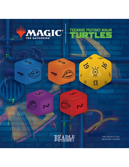 PREORDER MTG - Teenage Mutant Ninja Turtles: Dice and Token Pack (English)  - This item is a PREORDER. It will be shipped on the