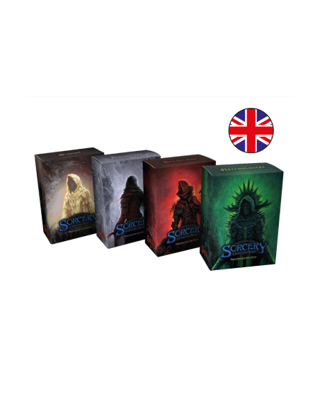 RESERVA Sorcery TCG Contested Realm - Gothic Prophets of Doom: Caja de Preconstructed Decks (4 Mazos) Inglés  - Este producto es