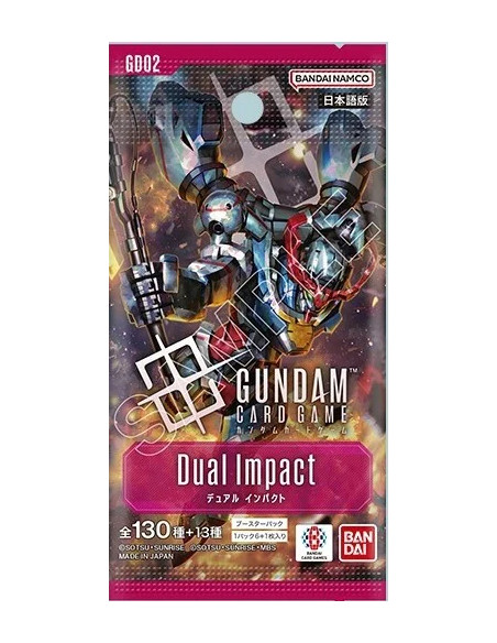 Gundam Dual Impact GD02: Sobre (13) Japonés  - 