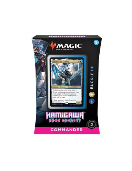 Commander Deck Buckle Up English. MTG Kamigawa Neon Dinasty  - Commander Deck Buckle Up English. MTG Kamigawa Neon Dinasty