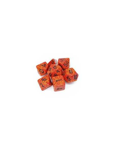 Set 7 Dados Fire  - Set 7 Dados Fire