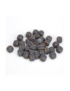 Set 36 Dados Dark Grey/Copper. D6 Chessex  - Set 36 Dados Dark Grey/Copper. D6 2