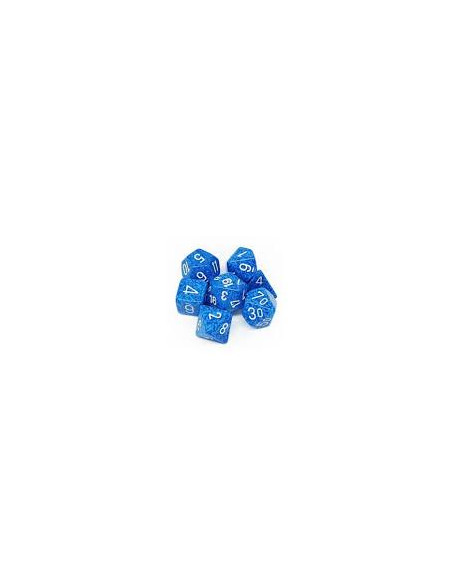 Set 7 Dados Speckled Water. Chessex  - Set 7 Dados Speckled Water.