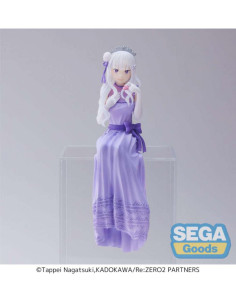 Figura Emilia Dressed-Up Party. Re: Zero  - Figura Emilia Dressed-Up Party. Re: Zero 14 cm