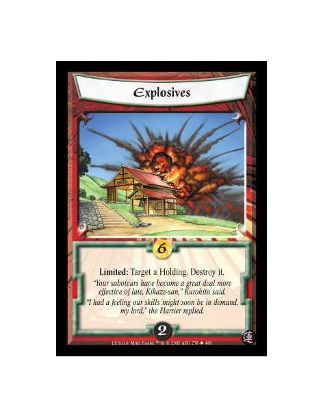 Explosives  - Limited: Target a Holding. Destroy it