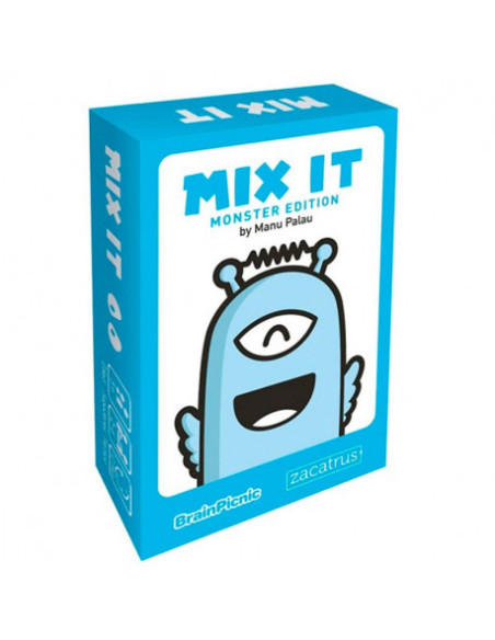 Mix It Monster Edition  - Mix It es un juego de cartas ideal para jugar en familia y con los más peques de la casa en el que con