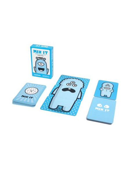 Mix It Monster Edition  - Mix It es un juego de cartas ideal para jugar en familia y con los más peques de la casa en el que con