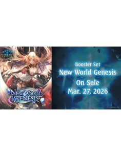 RESERVA Shadowverse Evolve - New World Genesis BP16: Caja de Sobres (12) Inglés  - Este producto es una RESERVA, y se servirá en