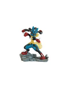 Mega Lucario EX with figure (Spanish). Mega Evolutions  - Feel the full strength and power of Mega Lucario with this exclusive c 2