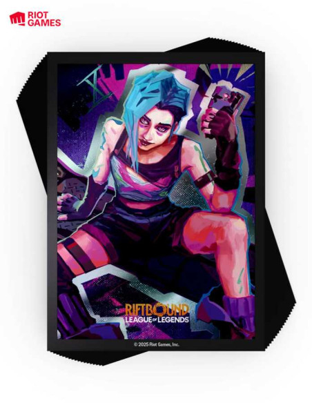 Riftbound: League of Legends TCG: Origins Jinx Art Sleeves (100)  - 