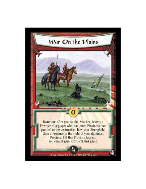 War On the Plains  - Reaction: After you, as the Attacker, destroy a Province of a player who had more Provinces than you before
